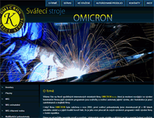 Tablet Screenshot of omc.cz